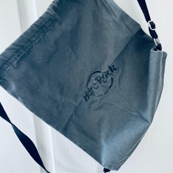 🌸3 for $20 NWOT Hard Rock Cafe Authentic Gym canvas Tote travel Backpack - Picture 4 of 6